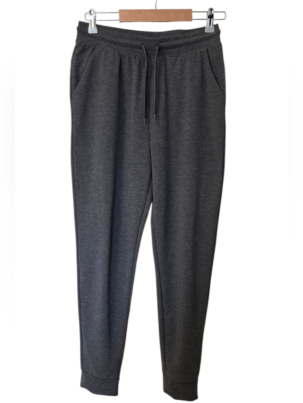 Athletic Works DriWorks Jogger Sweatpants Gray Small 28-30 Athletic Activewear